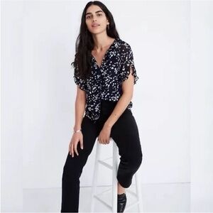 Madewell Memento Ruffle Sleeve Top